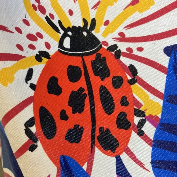 CHALO SEATTLE Eden Collection LADY BUGS slouchy purse bag & make-up bag whimsy - Picture 4 of 16